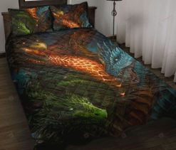 Dragon Green Ice Style Bedding Set