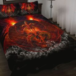 Dragon Lava Style Bedding Set