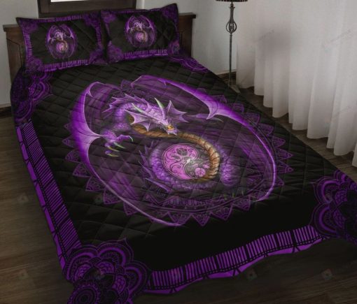 Dragon Mandala Art Style Bedding Set