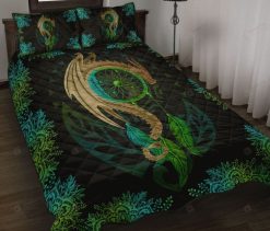 Dragon Mandala Style Bedding Set