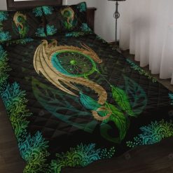 Dragon Mandala Style Bedding Set