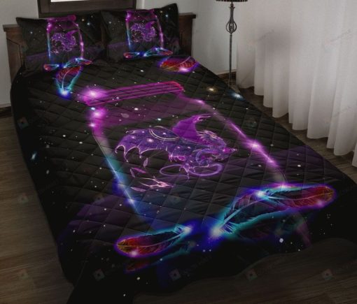 Dragon Neon Bedding Set