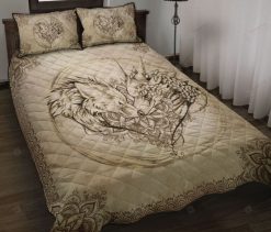 Dragon & Wolf Bedding Set