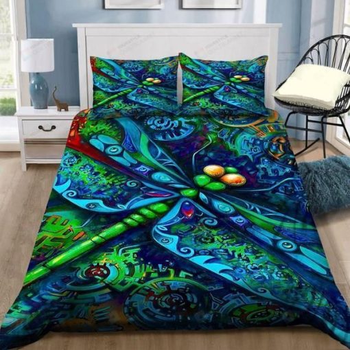 Dragonfly Colorful Bedding Set