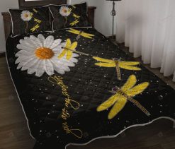 Dragonfly Daisys White You Are My Sunshine Bedding Set