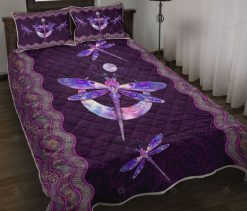Dragonfly Floral Bedding Set