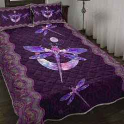 Dragonfly Floral Bedding Set