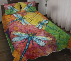 Dragonfly Leaf Color Bedding Set