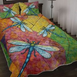 Dragonfly Leaf Color Bedding Set