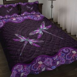Dragonfly Purple Bedding Set