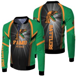 Famu Alumni 3d Jersey Fleece Bomber Jacket