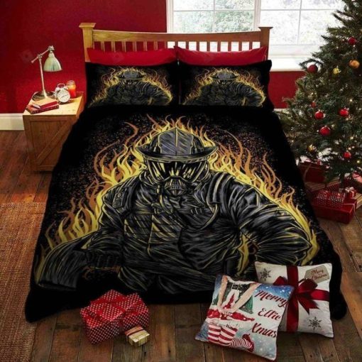 Firefighter Profession Bedding Set