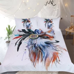 Fox Art Bedding Set