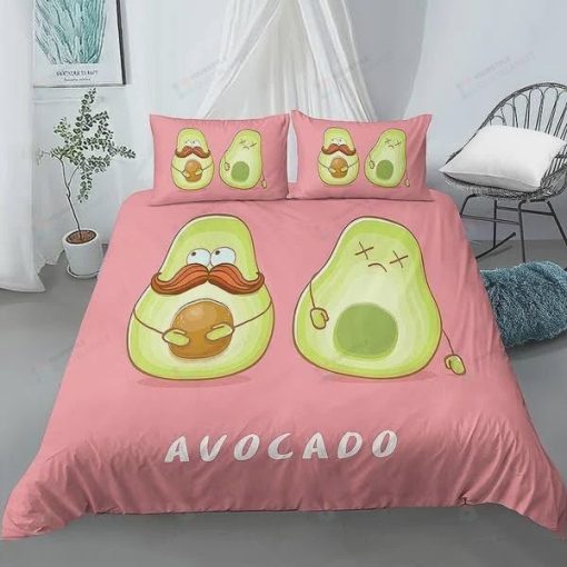 Funny Avocado Bedding Set
