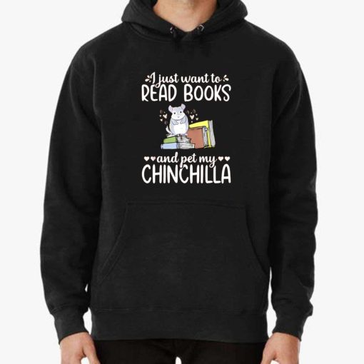 Funny Chinchilla Cute Pet Animal Book Unisex T-Shirt