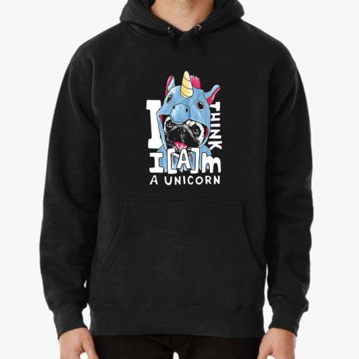 Funny I Think I Am A Unicorn Dog Unisex T-Shirt