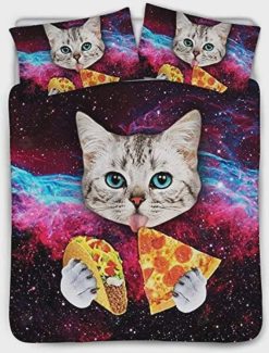 Galaxy Cat Bedding Set