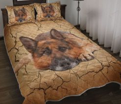 German Shepherd Crack Bedding Set