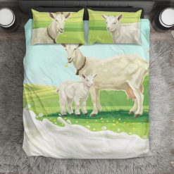 Goat On Grass Bedding Set