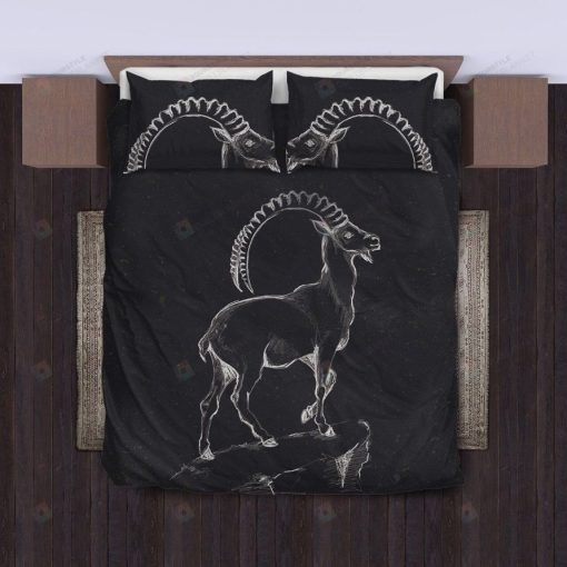 Goat Black Bedding Set