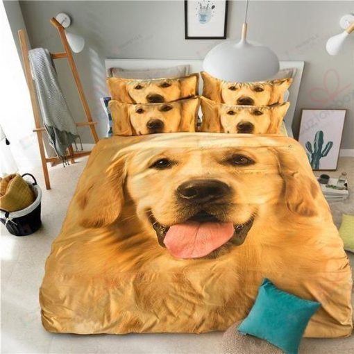 Golden Retriever Yellow Bedding Set