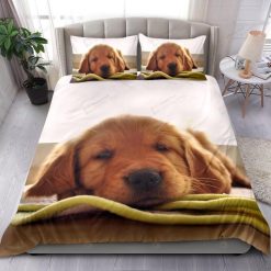 Golden Retriever Sleeping Bedding Set