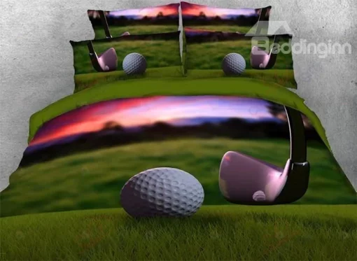 Golf Ball With Wedge Bedding Set