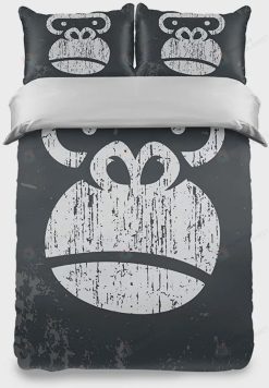 Gorilla Monkey Head Bedding Set