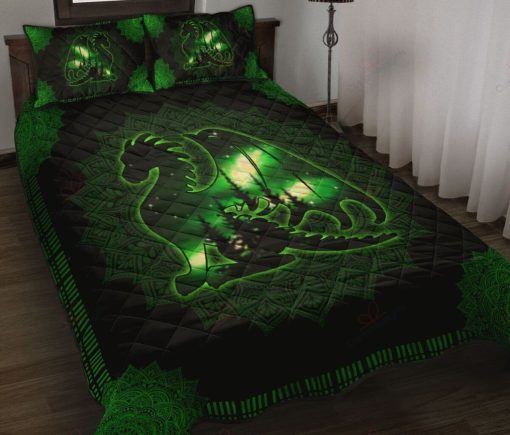 Green Dragon Bedding Set