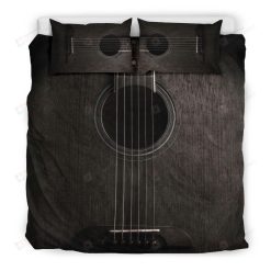 Guitar Black Bedding Set