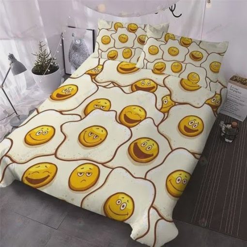 Happy Fried Egg Bedding Set