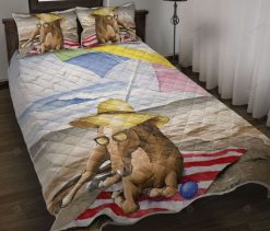 Horse At The Beach Bedding Set