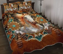 Horse Native American Leather Bedding Set