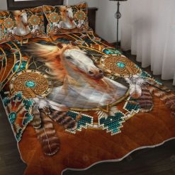 Horse Native American Leather Bedding Set