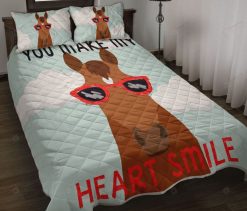 Horse You Make My Heart Smile Bedding Set