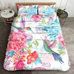 Hummingbird Flower Bedding Set