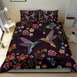 Hummingbird Love And Peace Garden Bedding Set