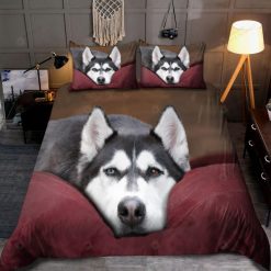 Husky Dog Cute Bedding Set