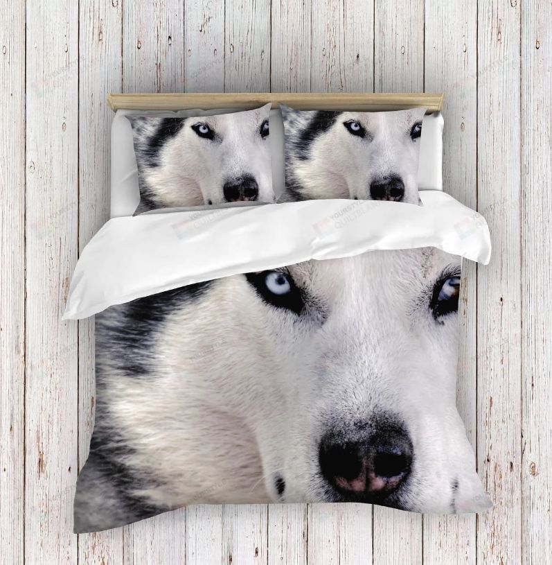 King Huskies & Sleigh Christmas Duvet Cover Bedding Sets Single Double