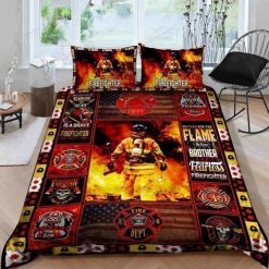 I Am A Firefighter Bedding Set