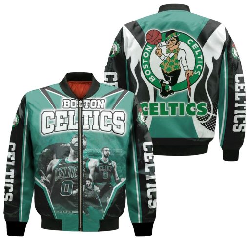 Jayson Tatum 0 Boston Celtics Bomber Jacket