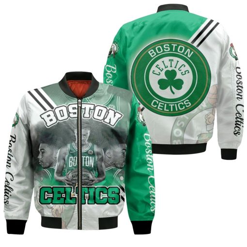 Jayson Tatum 0 Boston Celtics Signature Bomber Jacket