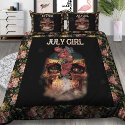 July Girl Skull Decorating Bedding Set