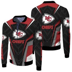 Kansas City Chiefs Logo For Fan 3d Jersey Fleece Bomber Jacket