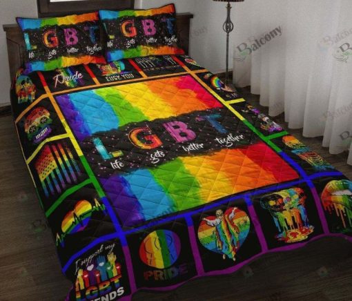 LGBT Life Gets Better Together Bedding Set