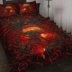 Lava Dragon Art Bedding Set