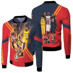 Legend Of Nba Signatures Fleece Bomber Jacket