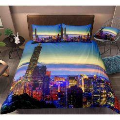 Light City View Bedding Set