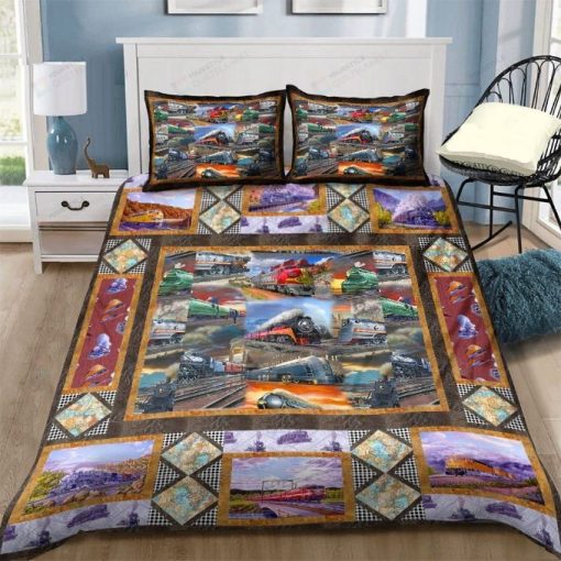 Beautiful Train Bedding Set