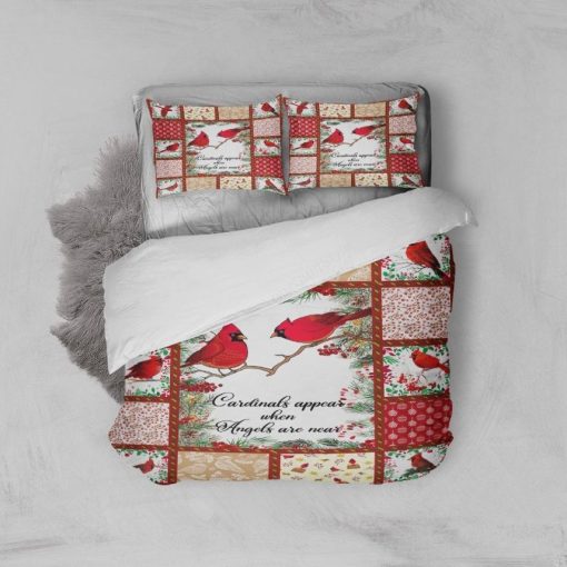 Cardinal Appear When Angels Are Near Bedding Set